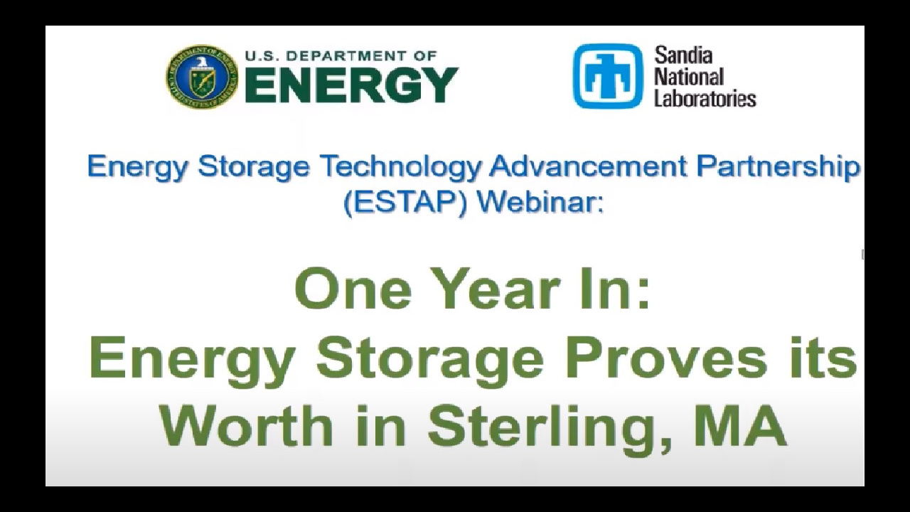 BATTERY STORAGE 1YR LATER
